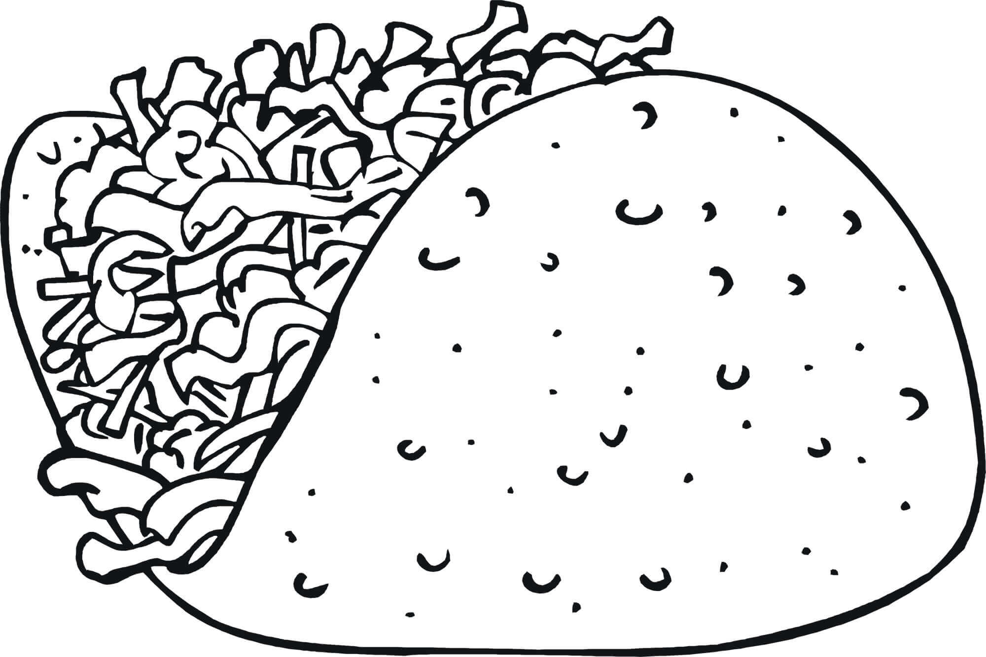 Food Printables Coloring Pages