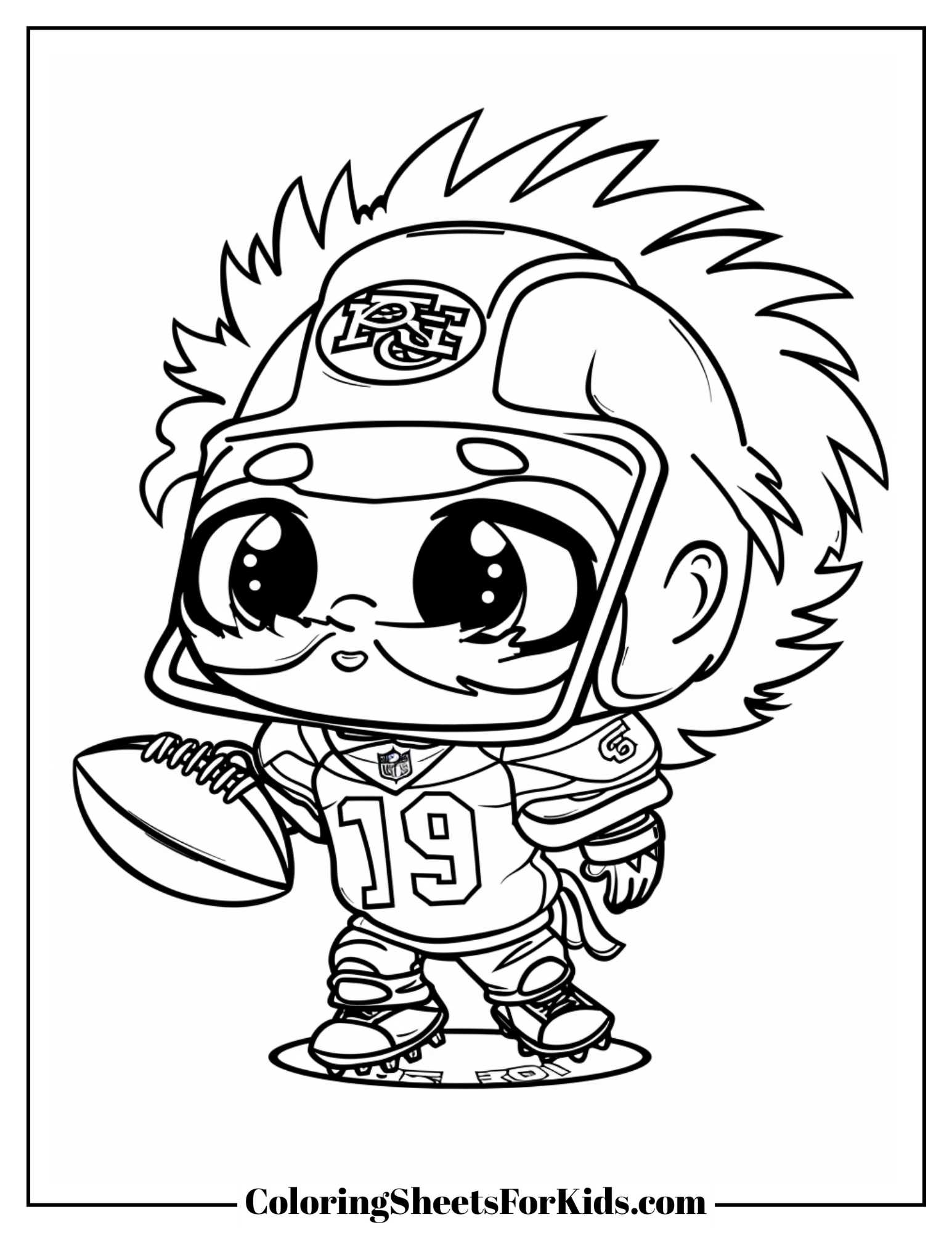 Free Chiefs Coloring Pages