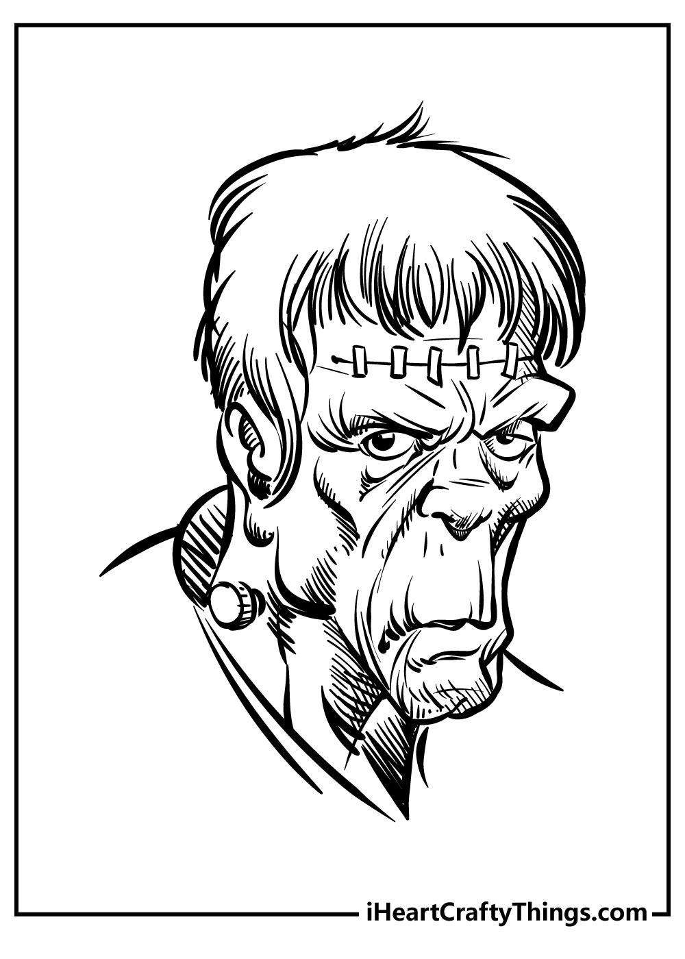 Frankenstein Coloring Pages 100 Free Printables 