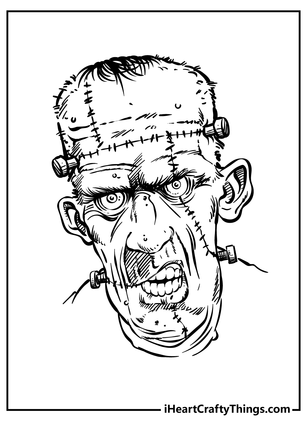 Frankenstein Printable Coloring Pages