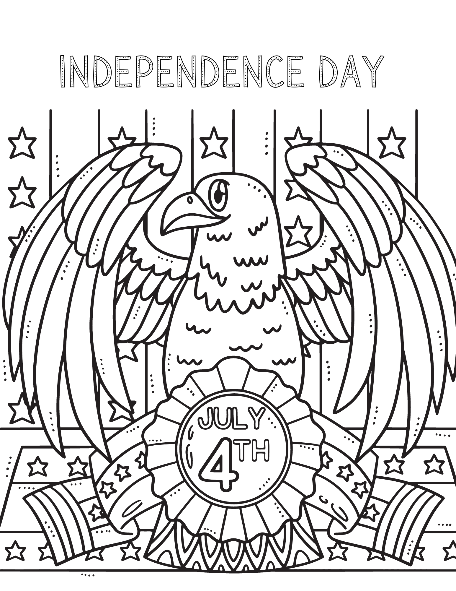 Patriotic Printable Coloring Pages