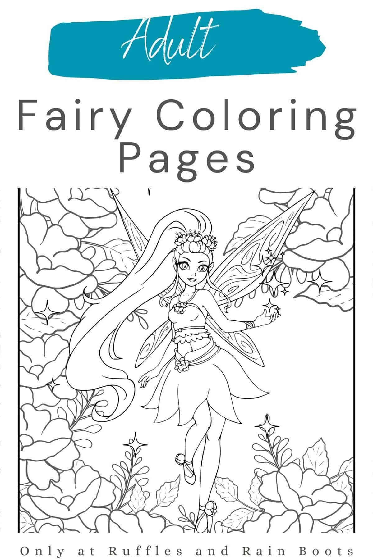 Free Printable Fairy Coloring Pages For Adults Free Printable Fairy Coloring Pages For Adults