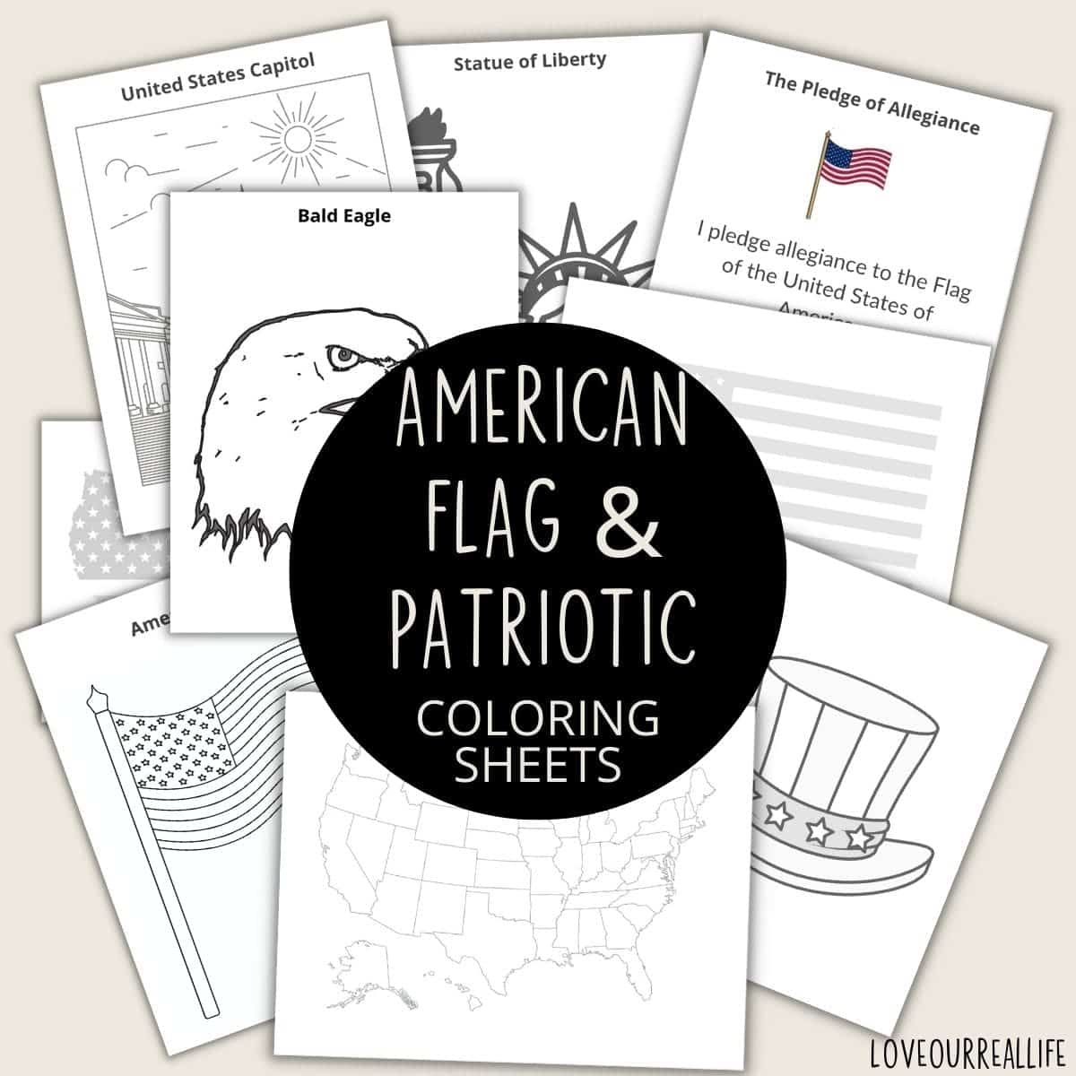 Patriotic Coloring Pages Free Printable