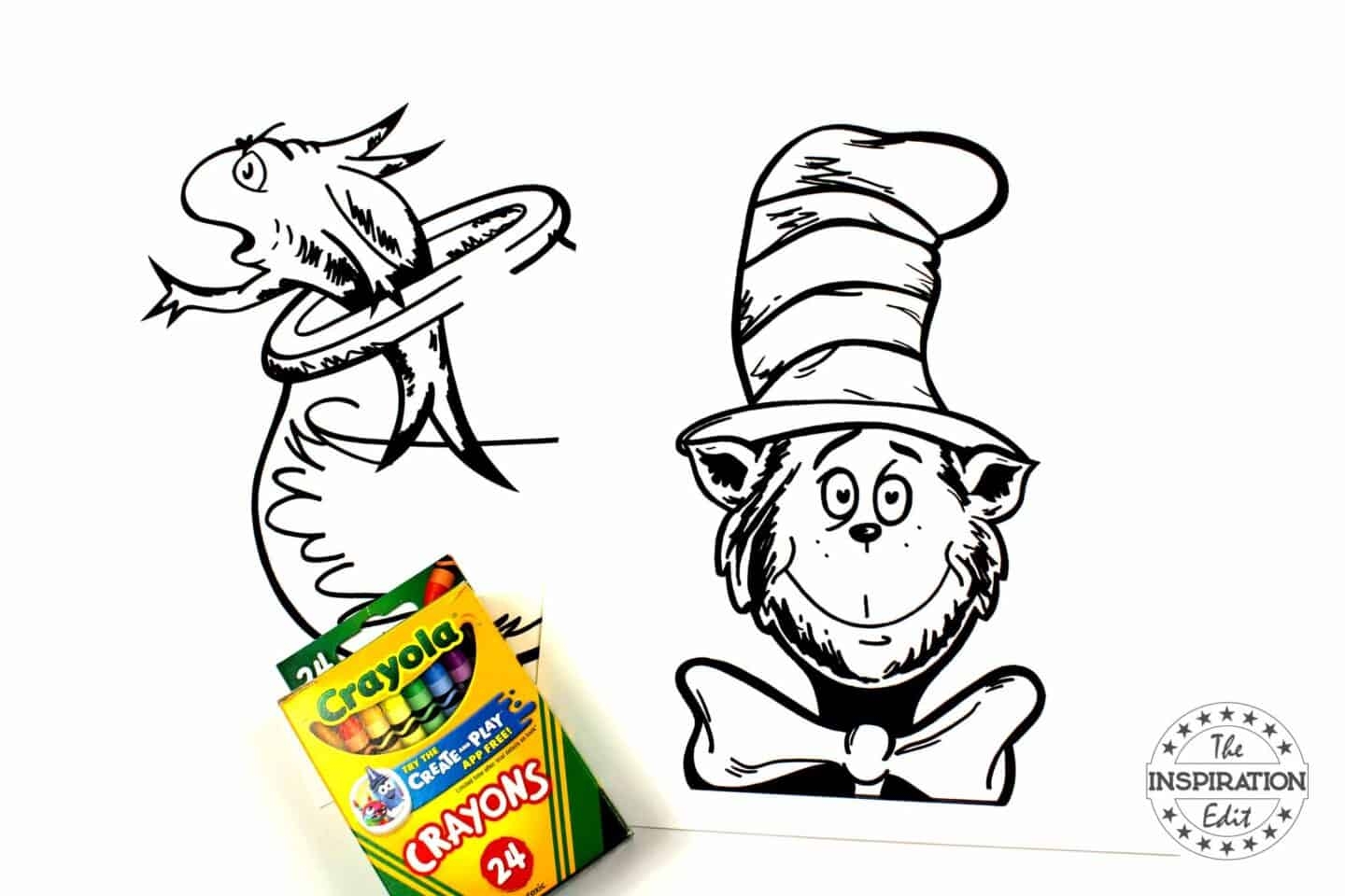 Cat In The Hat Coloring Pages Free