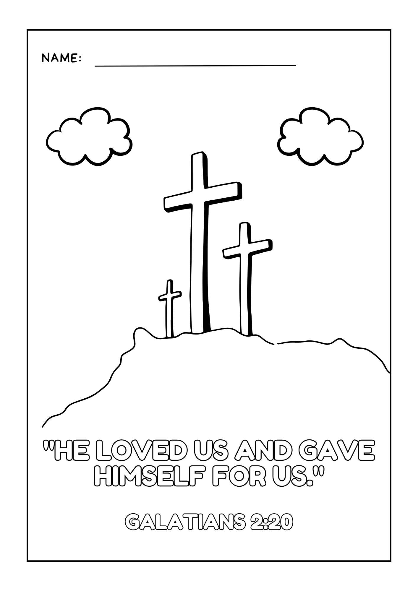 free christian printable easter coloring pages with bible verses