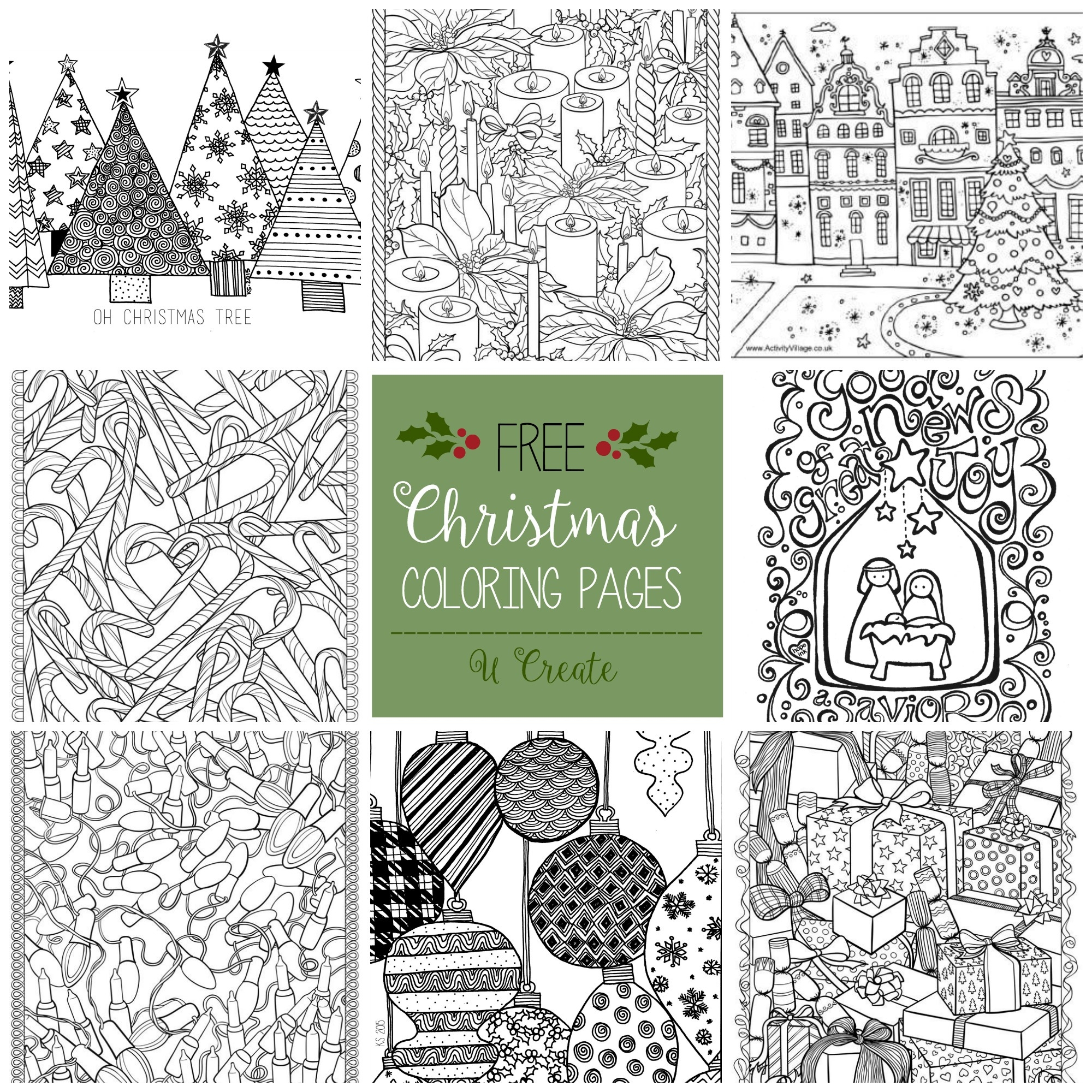 free christmas adult coloring pages u create free christmas adult coloring pages u create