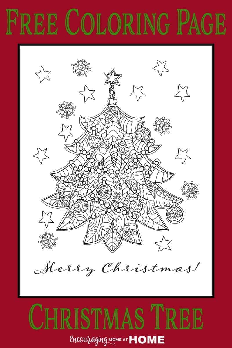 Free Christmas Tree Coloring Pages For Kids Free Christmas Tree Coloring Pages For Kids