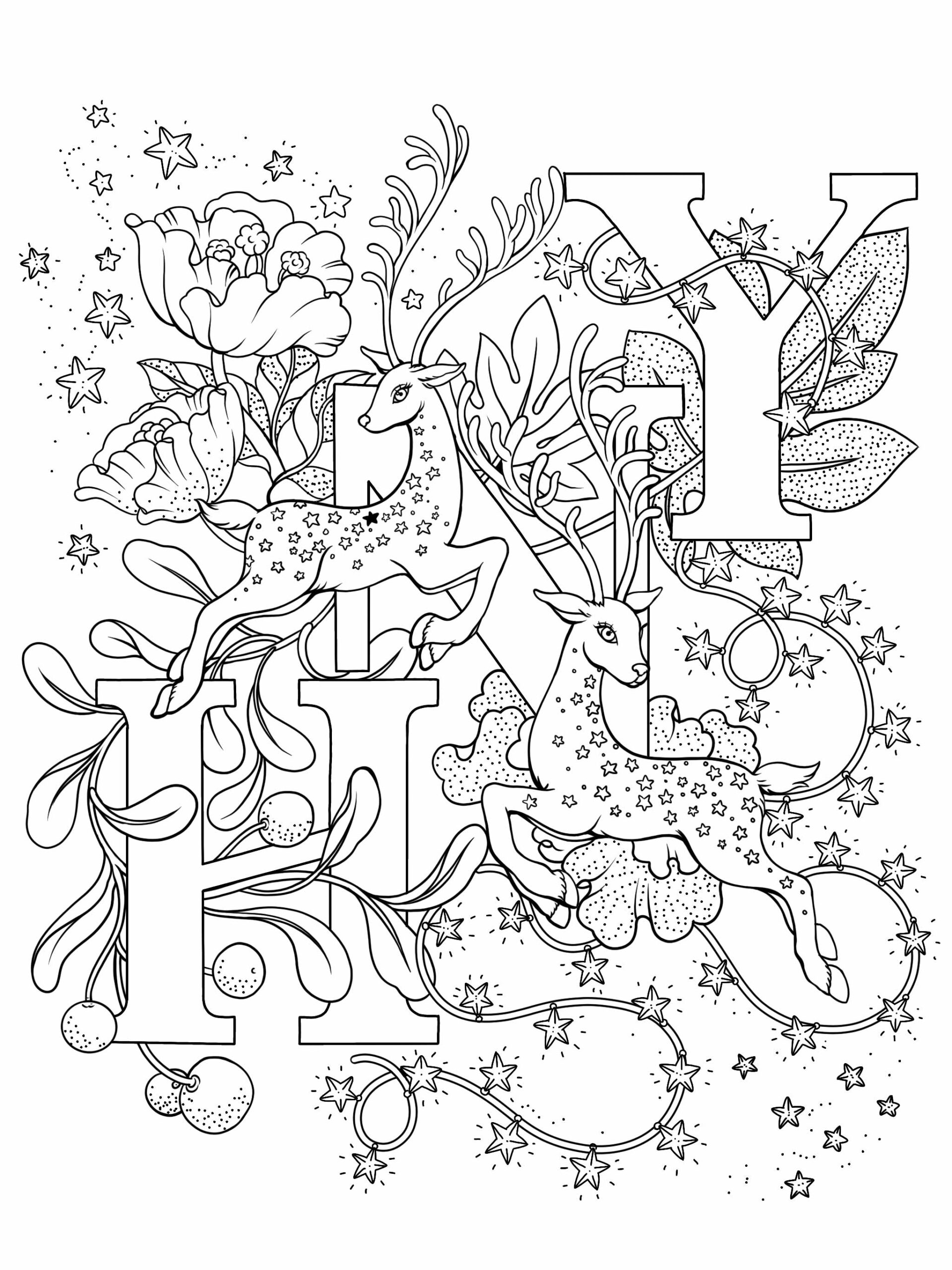 Free Coloring Pages For Procreate Holiday Edition 