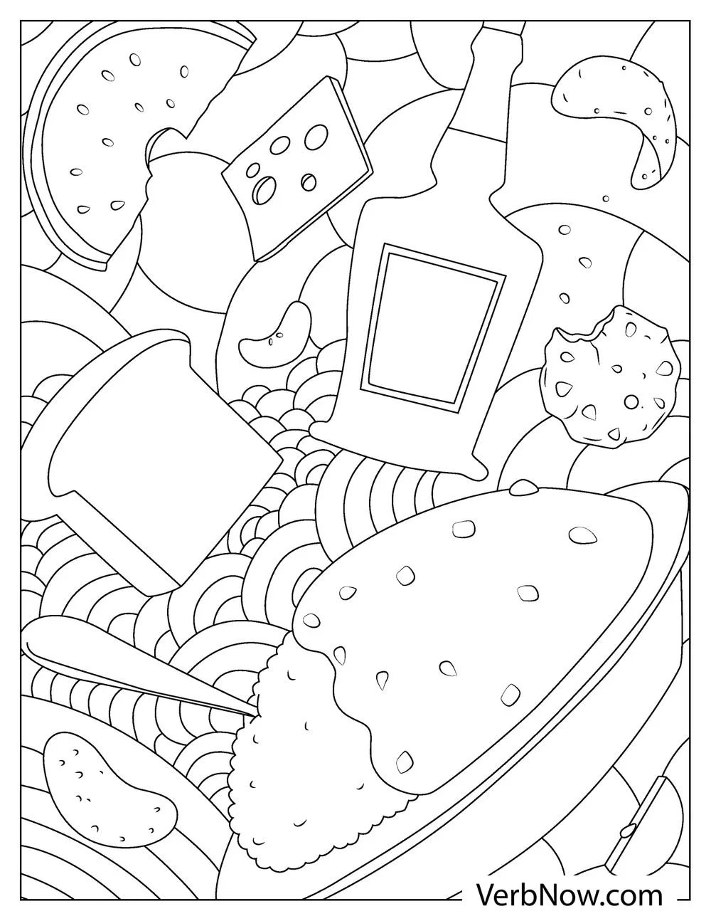 Free CUTE FOOD Coloring Pages For Download Printable PDF Free CUTE FOOD Coloring Pages For Download Printable PDF