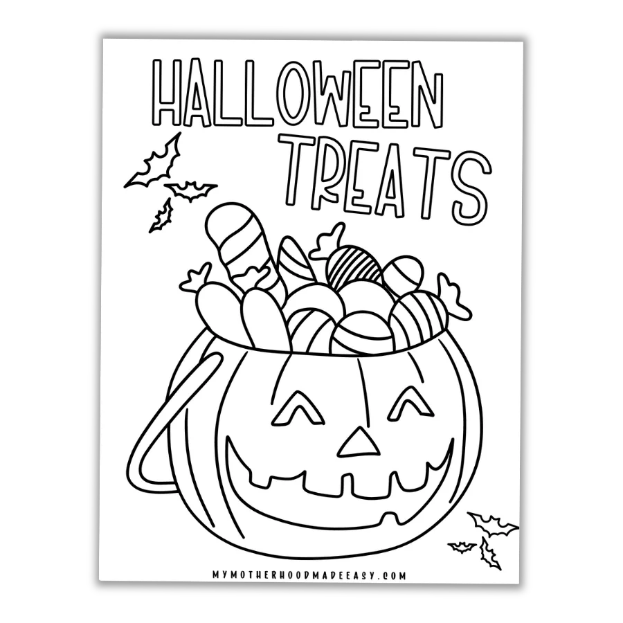 free cute halloween coloring pages pdf to print out my motherhood made easy