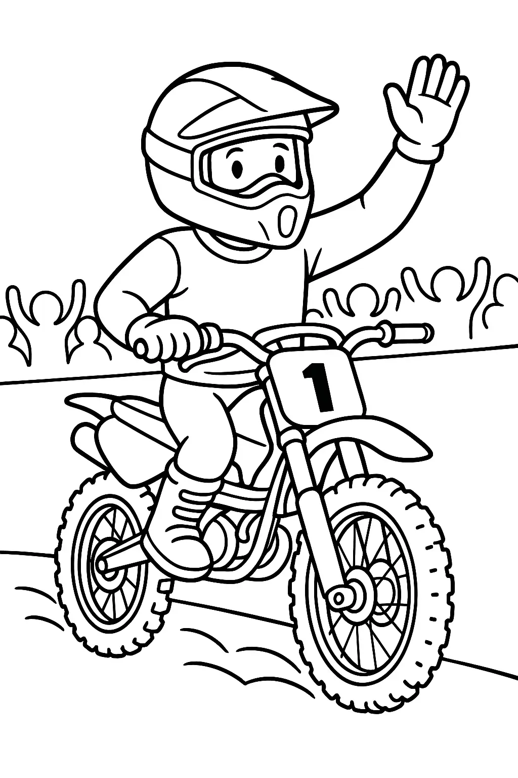 Free Dirt Bike Coloring Pages Generator 13 Dirt Bike Coloring Pages To Download