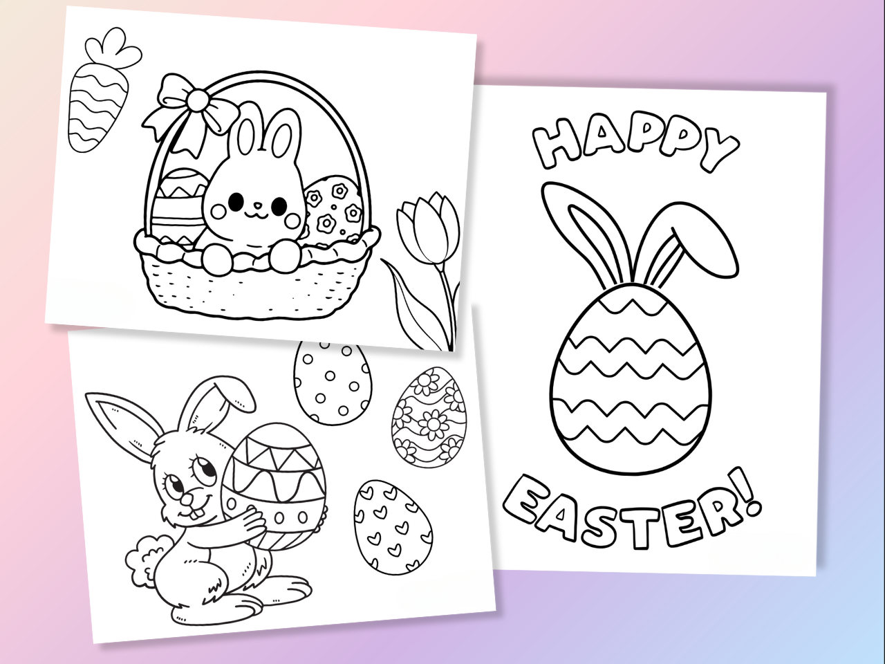 Free Downloadable Easter Coloring Pages For Kids Baton Rouge Parents