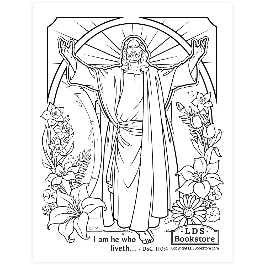 Free Coloring Pages Easter Religious