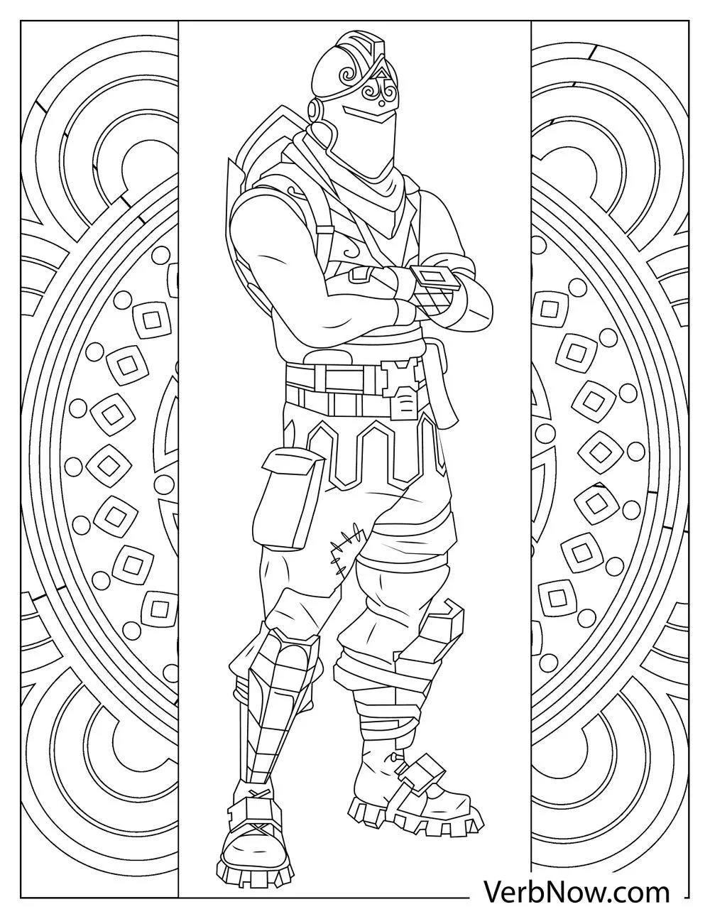 Free FORTNITE Coloring Pages For Download Printable PDF 