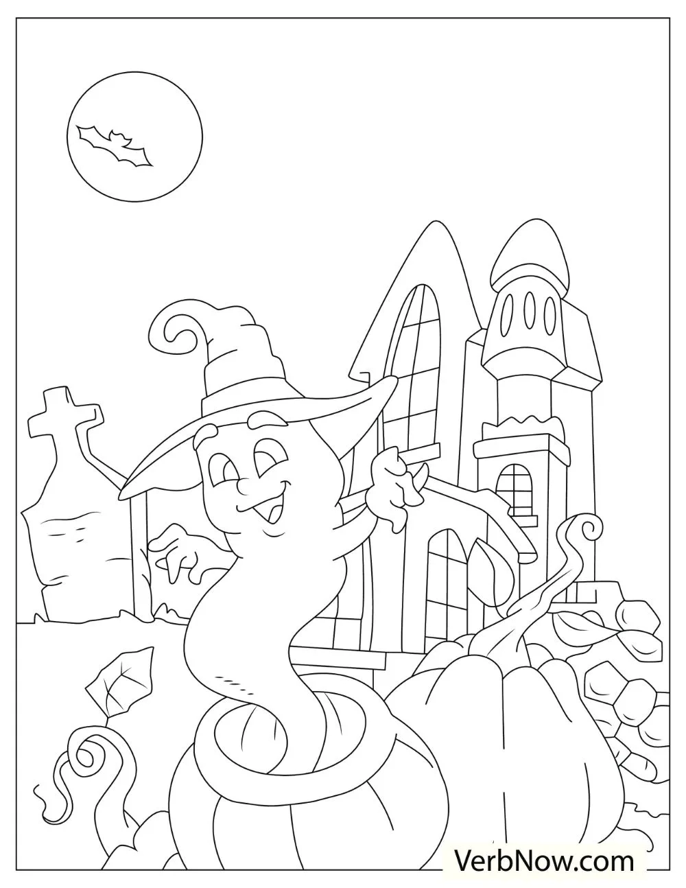 Cute Ghost Coloring Pages Printable Cute Ghost Coloring Pages Printable