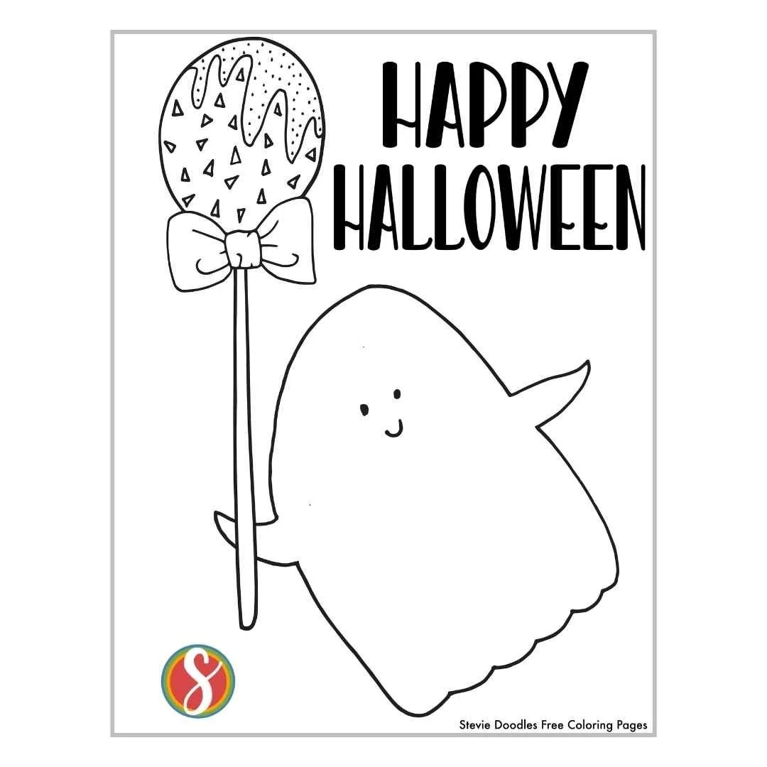 Free Ghost Coloring Pages Stevie Doodles Free Ghost Coloring Pages Stevie Doodles