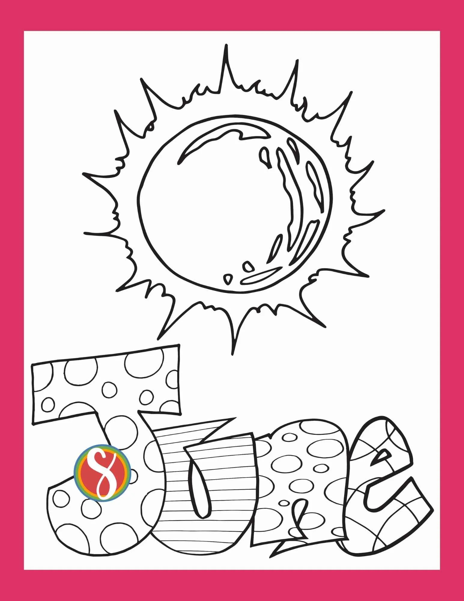Free June Coloring Pages Stevie Doodles Free June Coloring Pages Stevie Doodles