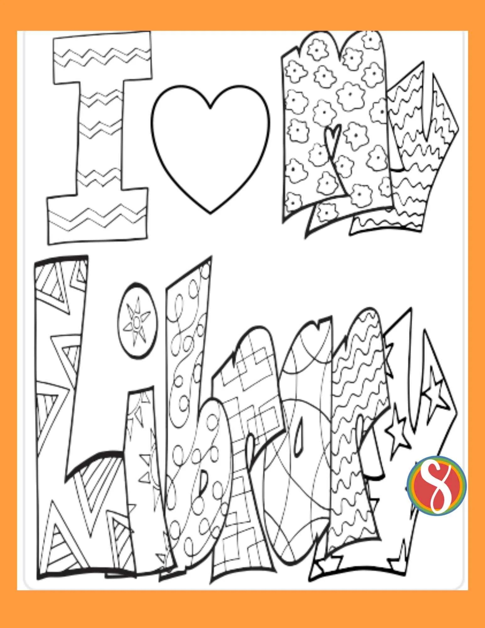 Free Library Coloring Pages Stevie Doodles