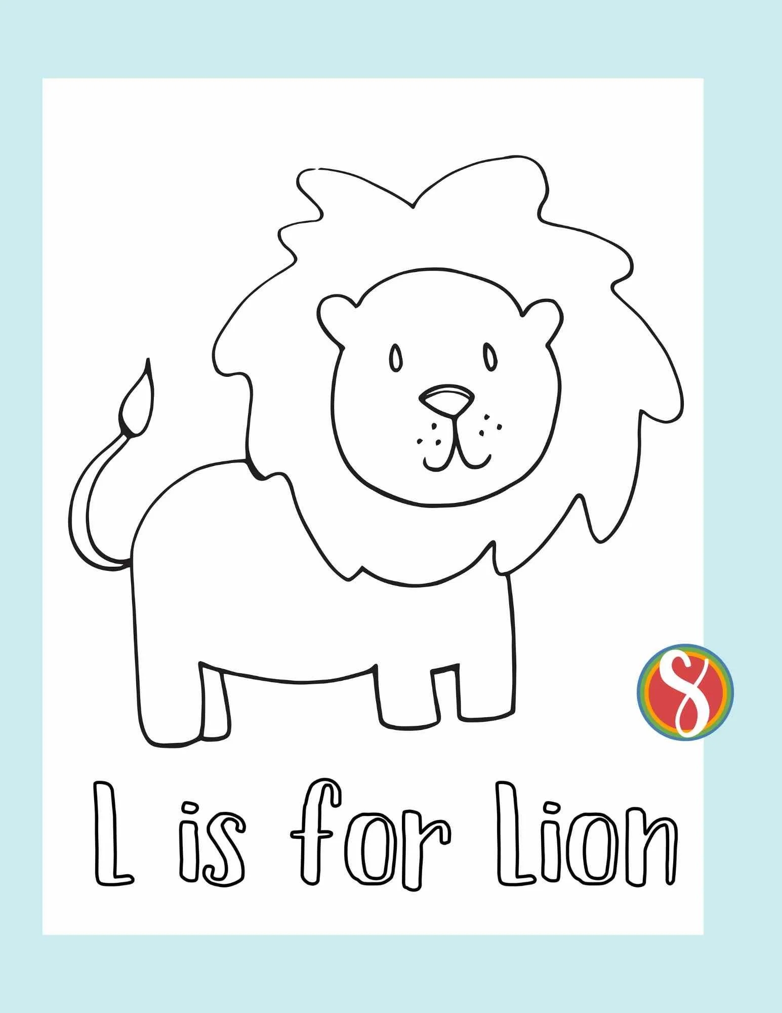 Free Lion Coloring Pages Stevie Doodles