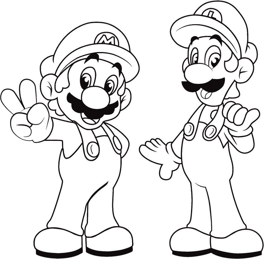 Free Mario Coloring Pages Artsy Pretty Colors