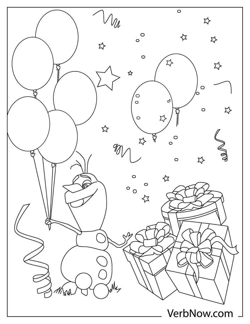 Free OLAF Coloring Pages For Download Printable PDF Free OLAF Coloring Pages For Download Printable PDF