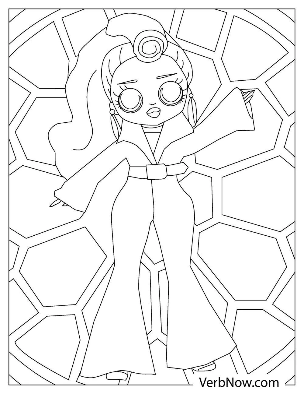 Free OMG DOLL Coloring Pages For Download Printable PDF 