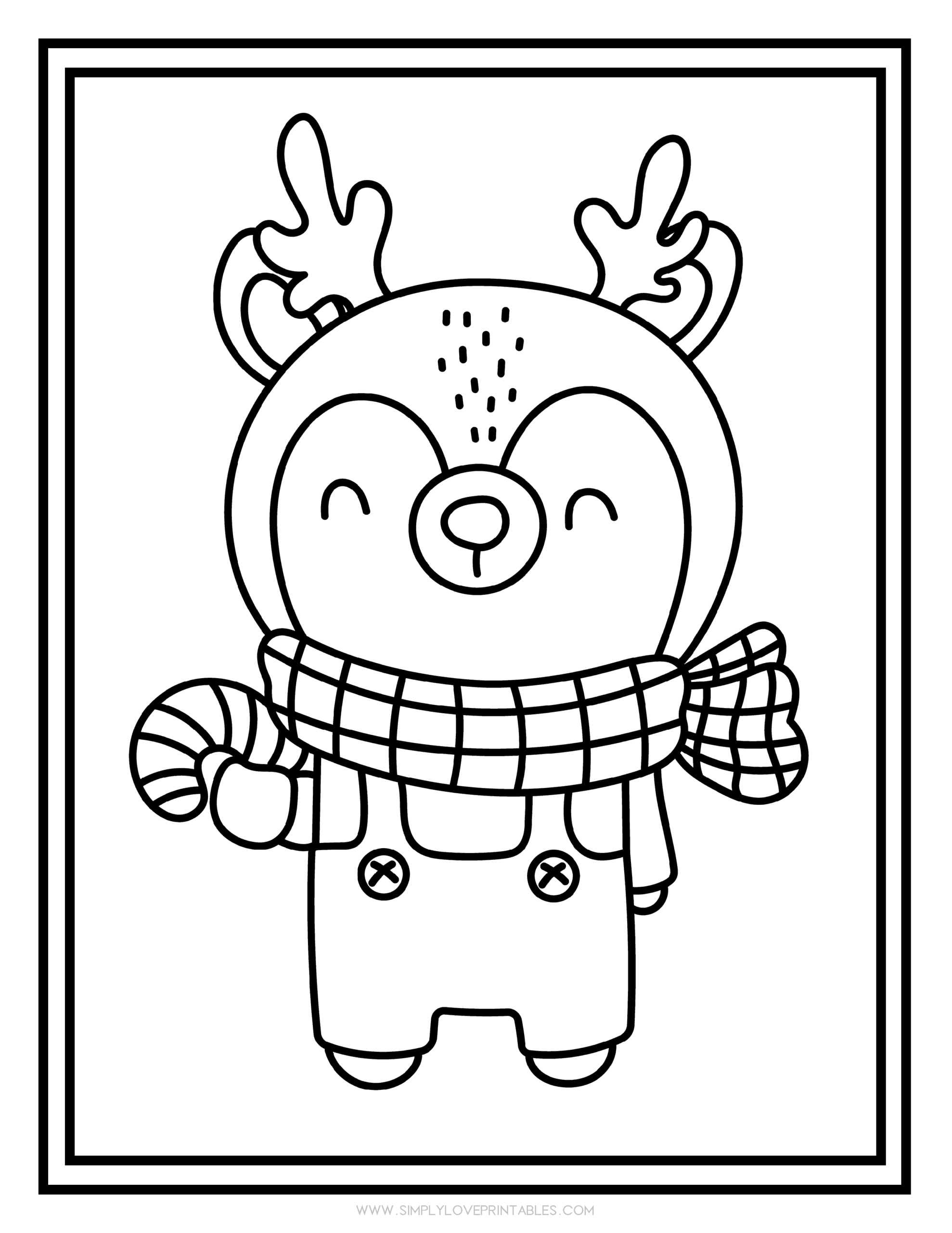 Free Printable 12 Christmas Coloring Pages Simply Love Printables