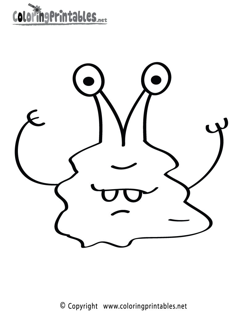 Free Printable Alien Coloring Page Free Printable Alien Coloring Page