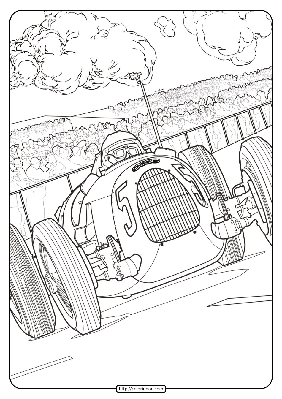 Free Printable Cars Coloring Pages