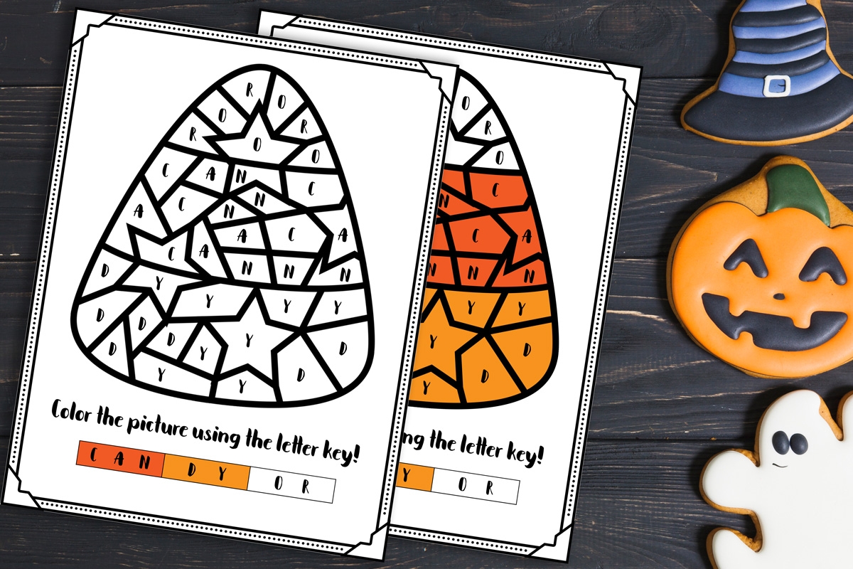 Free Printable Candy Corn Colouring Sheet The gingerbread house co uk Free Printable Candy Corn Colouring Sheet The gingerbread house co uk
