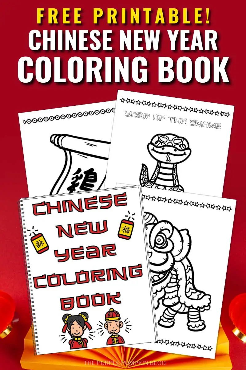 Free Printable Chinese New Year Coloring Book Pages