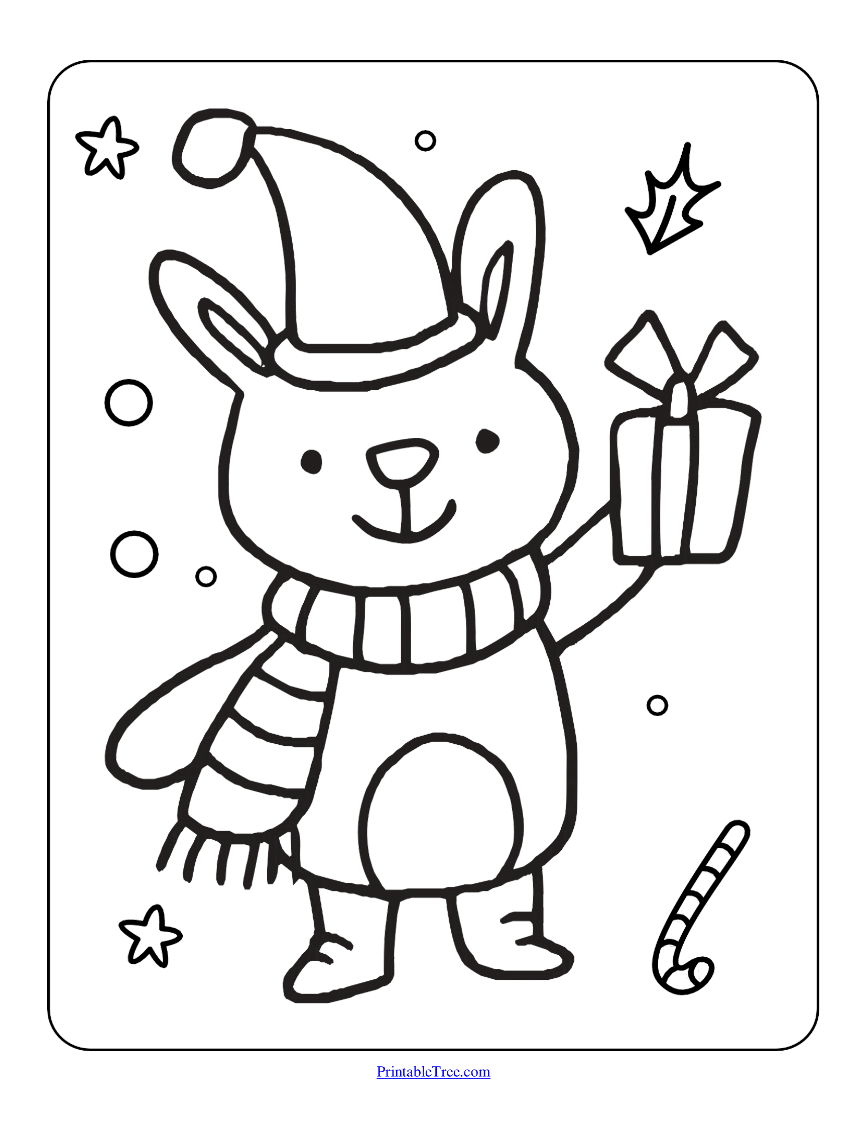 Free Printable Christmas Coloring Pages PDF For Kids And Adults