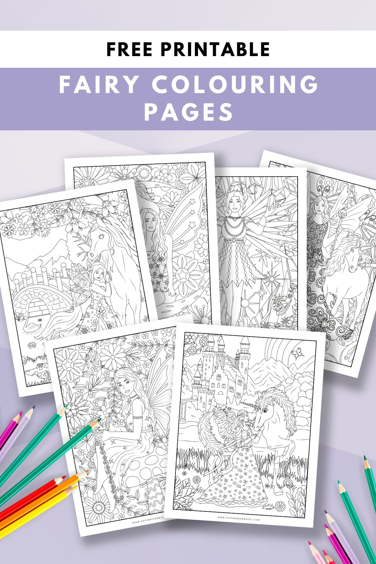 Free Printable Coloring Pages Of Fairies For Adults