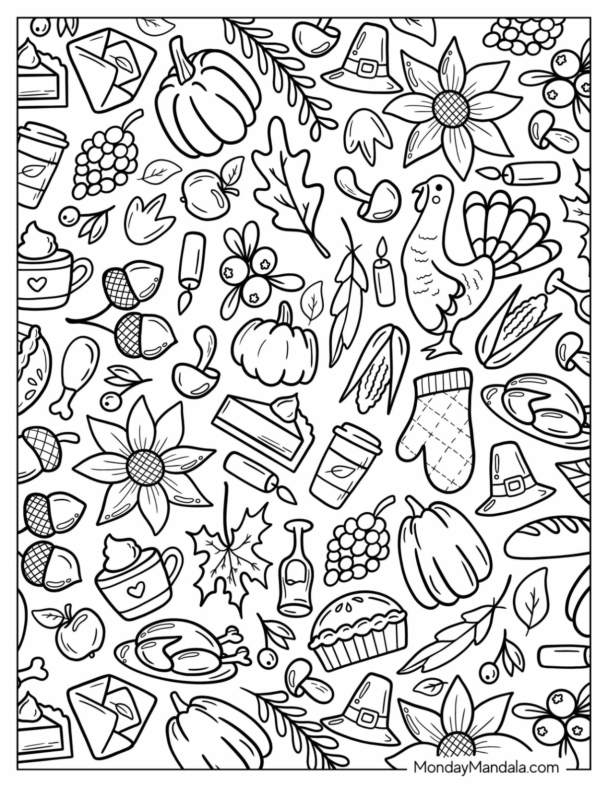 Fall Coloring Pages Free Pdf Fall Coloring Pages Free Pdf