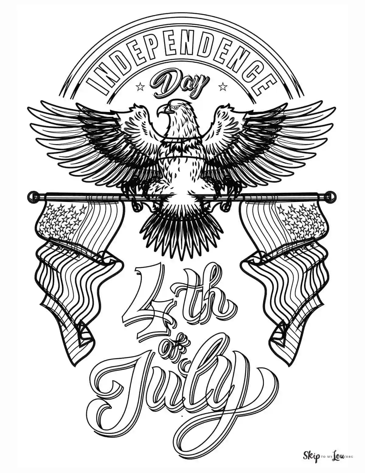 Printable Fourth Of July Coloring Pages