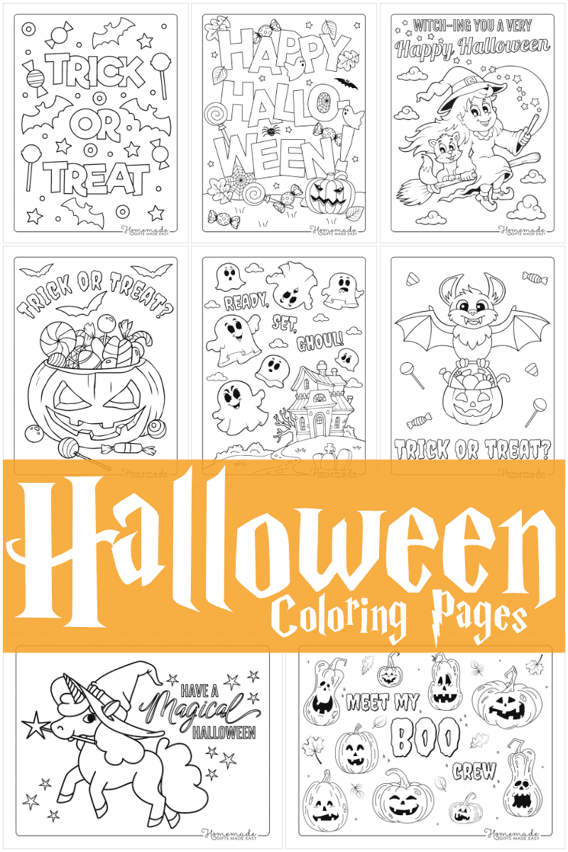 Free Printable Halloween Coloring Pages Free Printable Halloween Coloring Pages