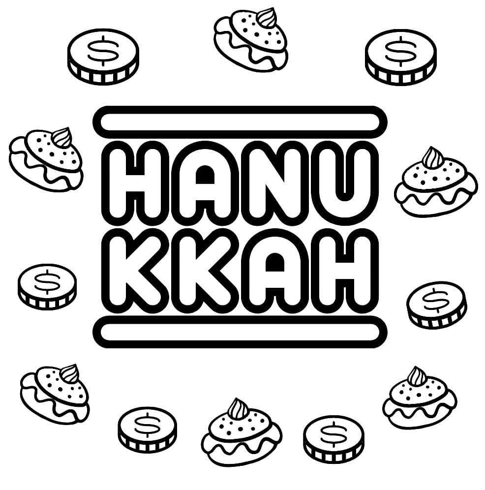 Free Hanukkah Coloring Pages Printable Free Hanukkah Coloring Pages Printable