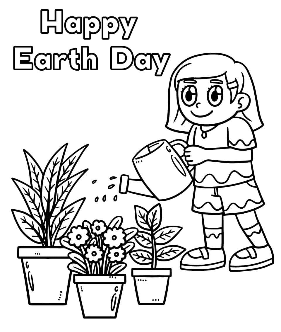 Free Printable Happy Earth Day Coloring Page Download Print Or Color Online For Free Free Printable Happy Earth Day Coloring Page Download Print Or Color Online For Free
