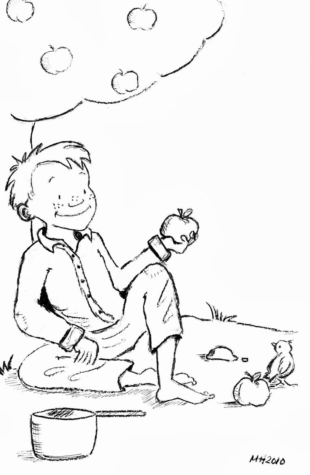 Free Johnny Appleseed Coloring Pages Free Johnny Appleseed Coloring Pages