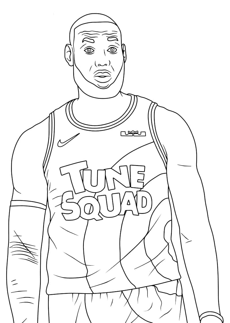 Free Printable Lebron James Coloring Page Download Print Or Color Online For Free