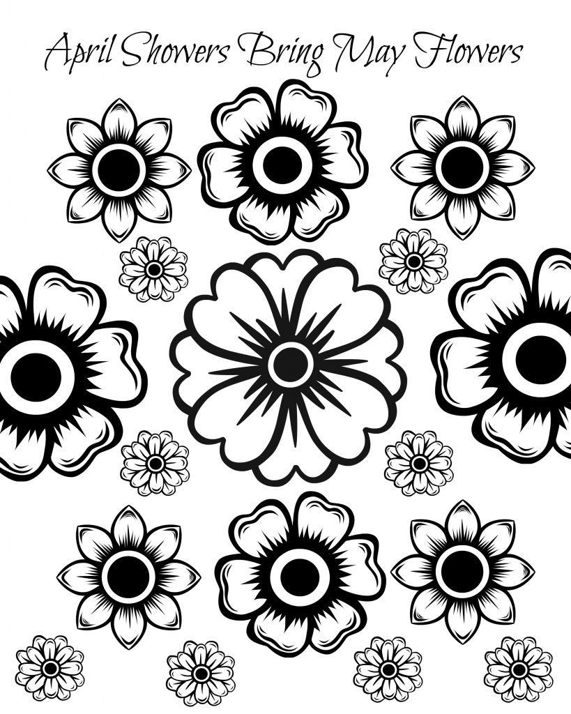 Coloring Pages Printable For Adults Flowers
