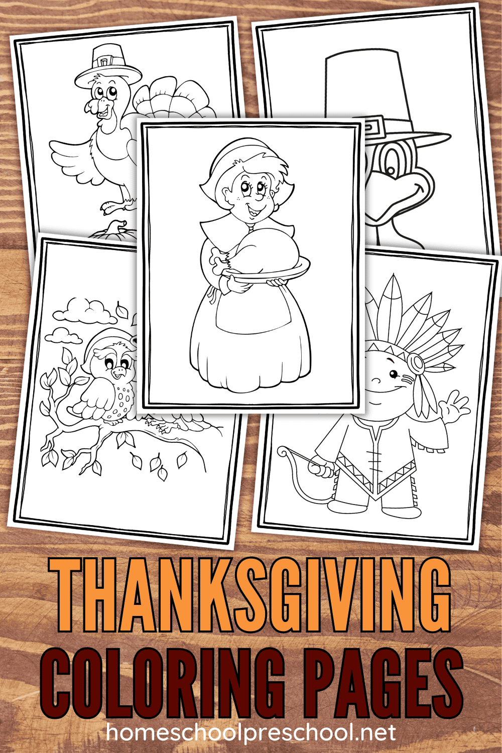 Free Thanksgiving Printables Coloring Pages For Kids