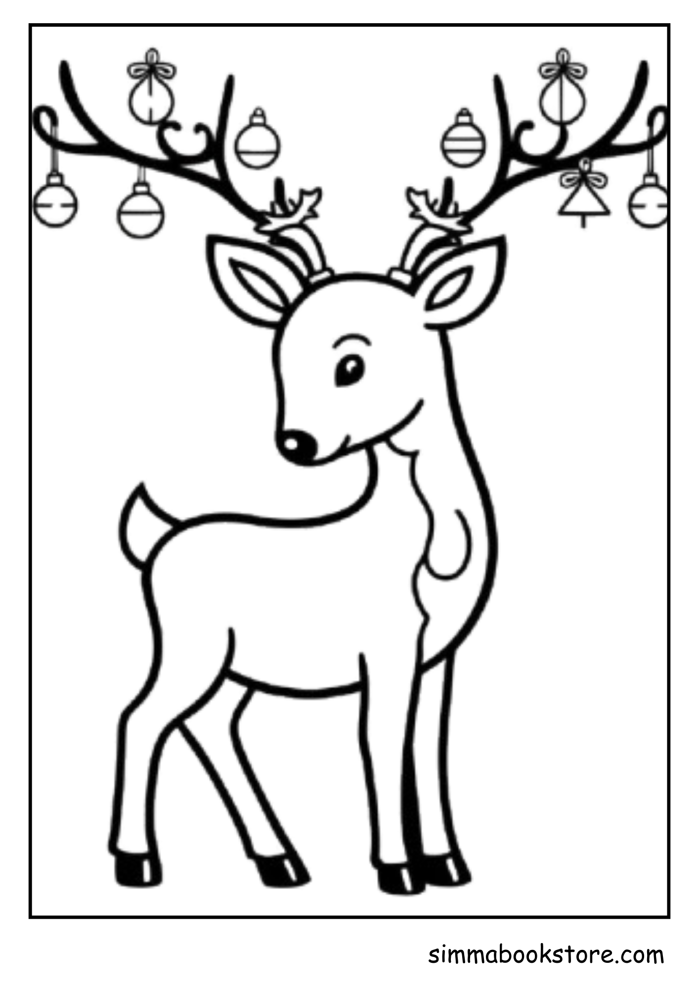 Free Printable Reindeer Christmas Coloring Pages Christmas 2024 Free Printable Reindeer Christmas Coloring Pages Christmas 2024