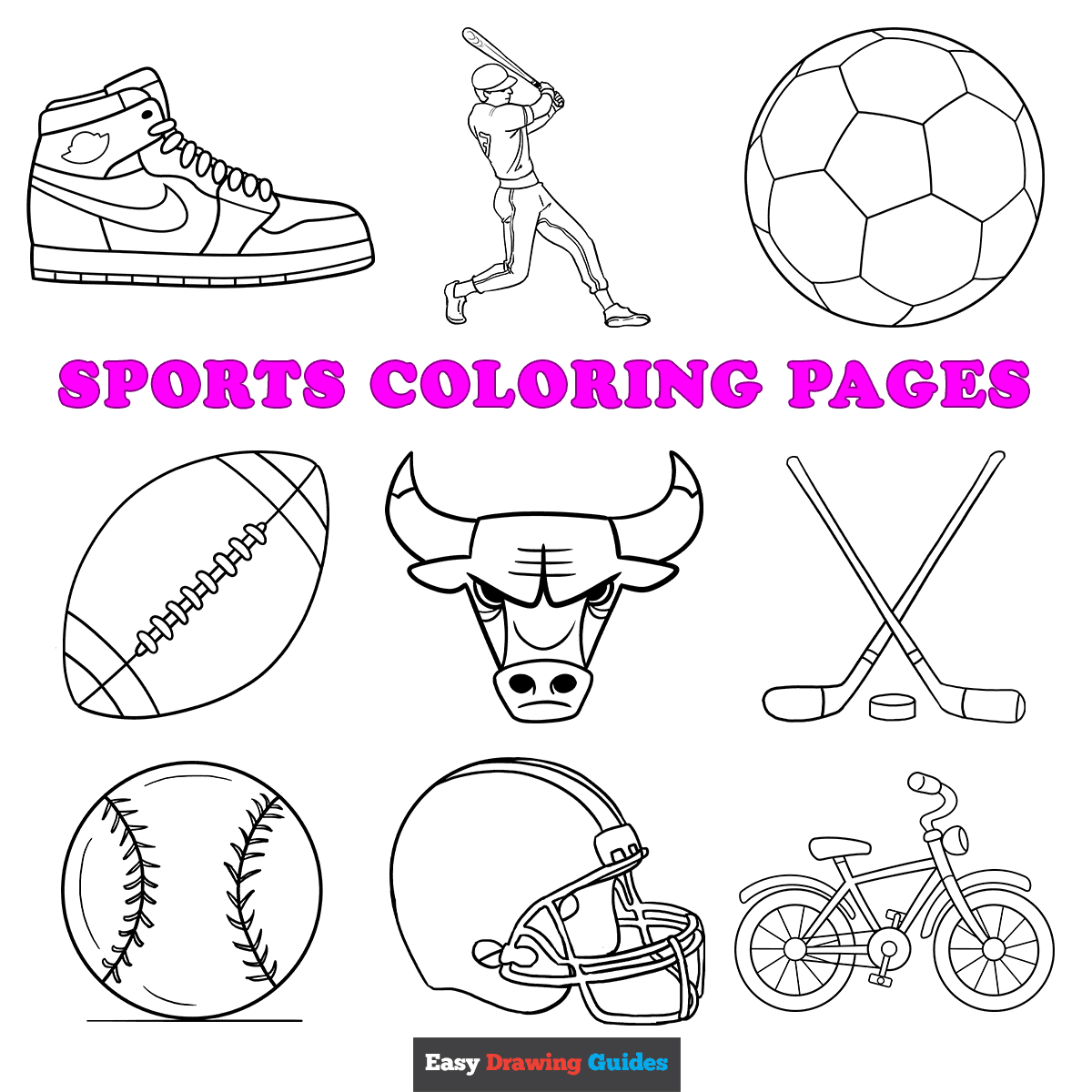 Free Printable Sports Coloring Pages For Kids
