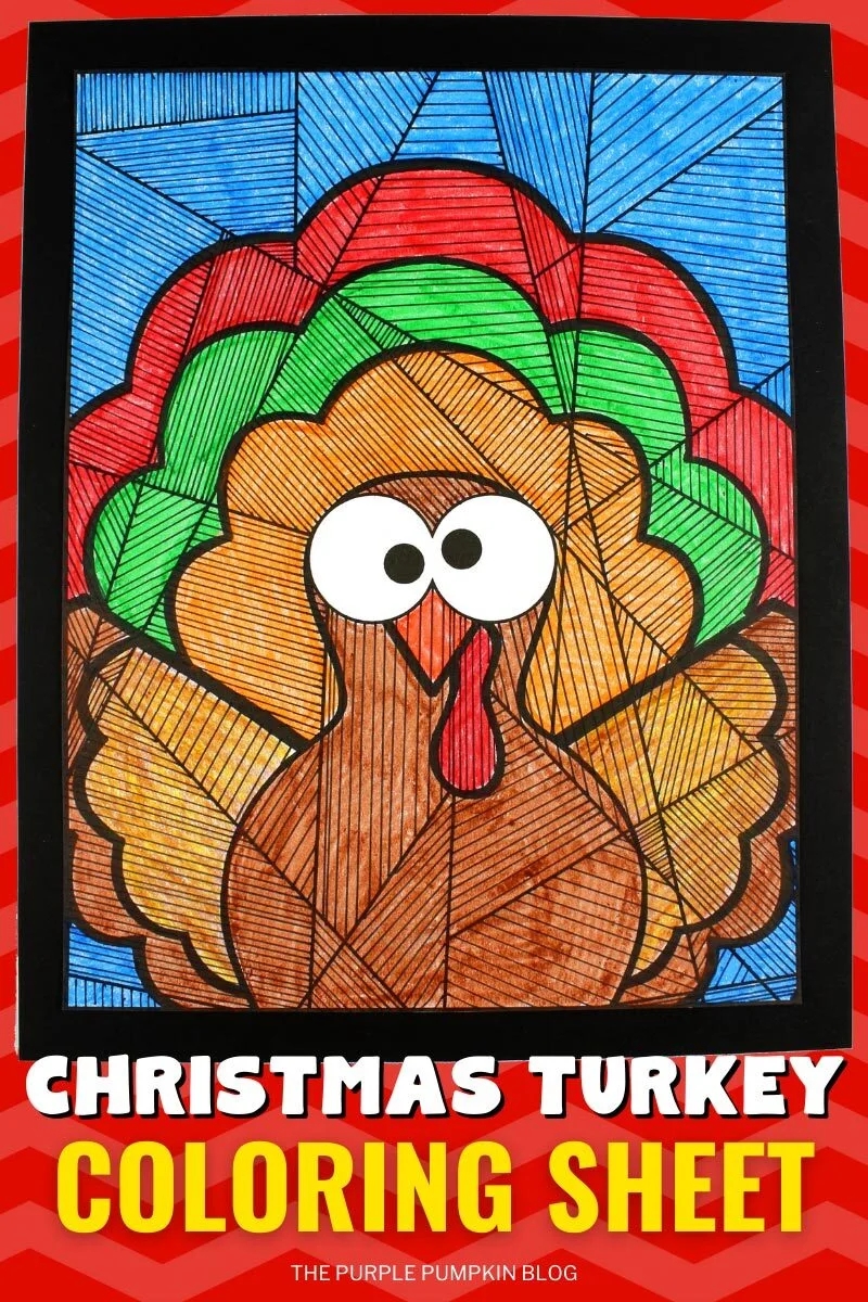 Thanksgiving Turkey Coloring Page Printable Free