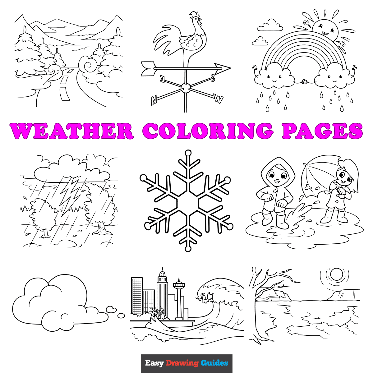 Free Printable Weather Coloring Pages For Kids