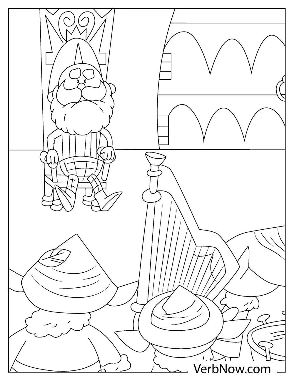 Free RUDOLPH RED NOSED REINDEER Coloring Pages Printable PDF 