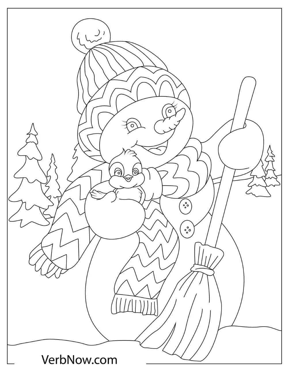 Free SNOWMAN Coloring Pages For Download Printable PDF Free SNOWMAN Coloring Pages For Download Printable PDF