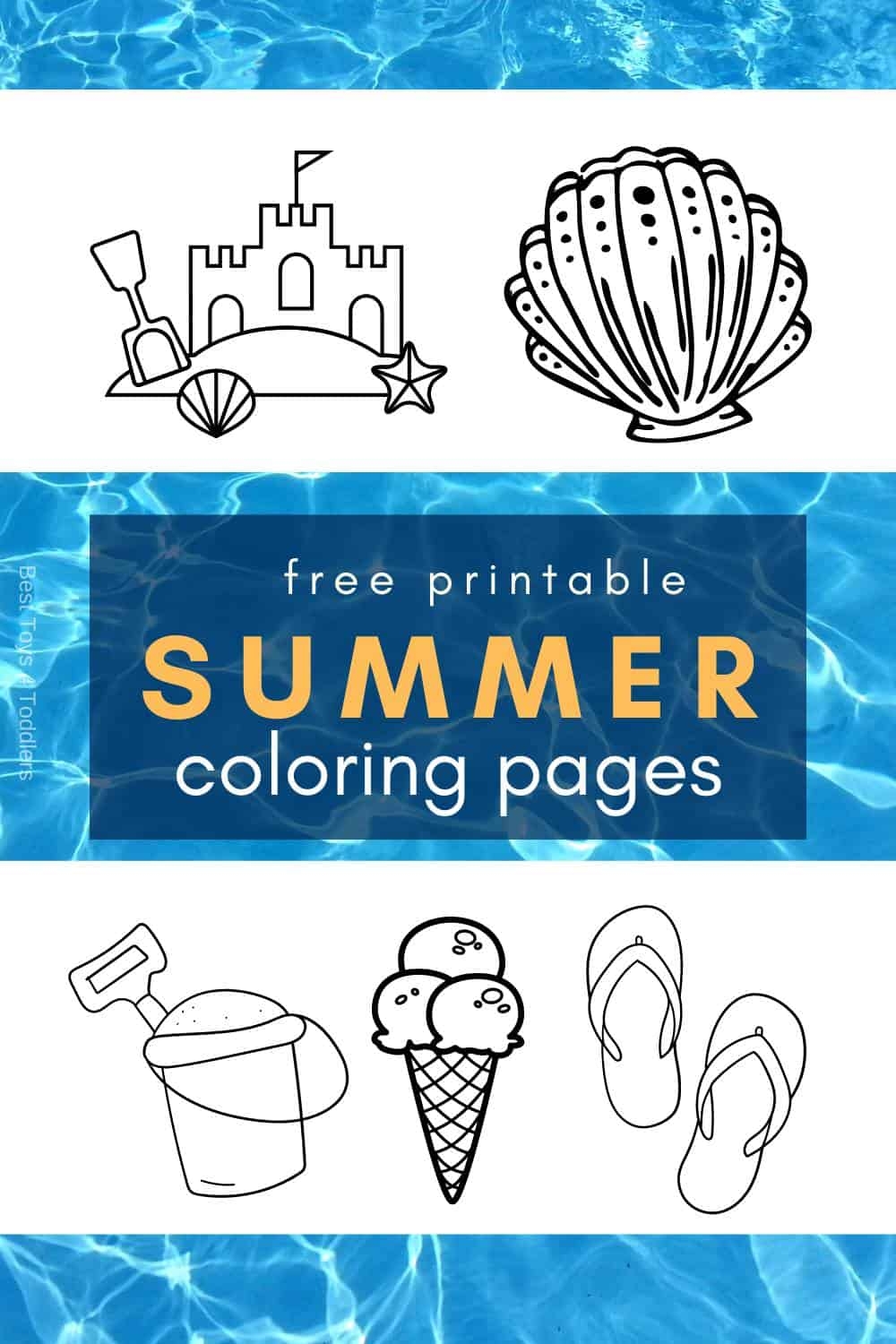 Free Summer Coloring Pages For Kids Best Toys 4 Toddlers