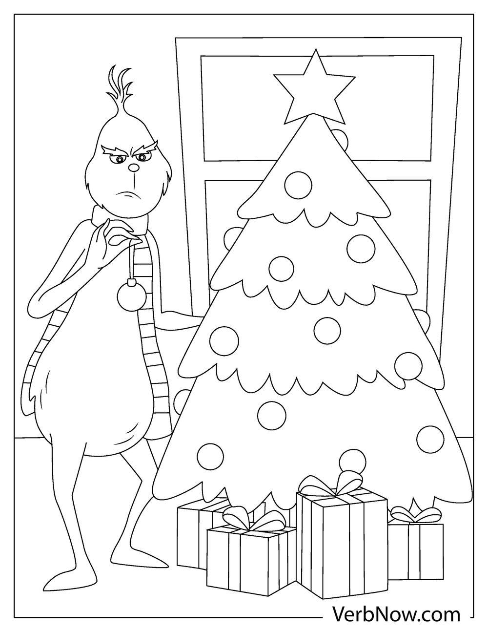 Free THE GRINCH Coloring Pages For Download Printable PDF 